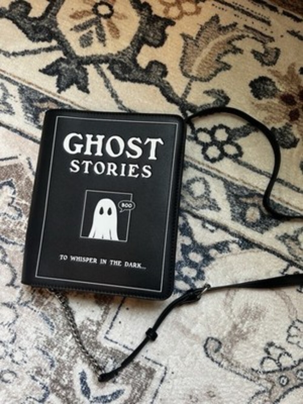 Mad Engine Fine by Me Ghost Stories Halloween Boo Crossbody Purse Handbag NEW